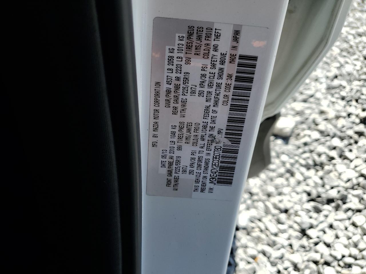2014 Mazda Cx-5 Gt VIN: JM3KE4DY2E0350780 Lot: 85546065