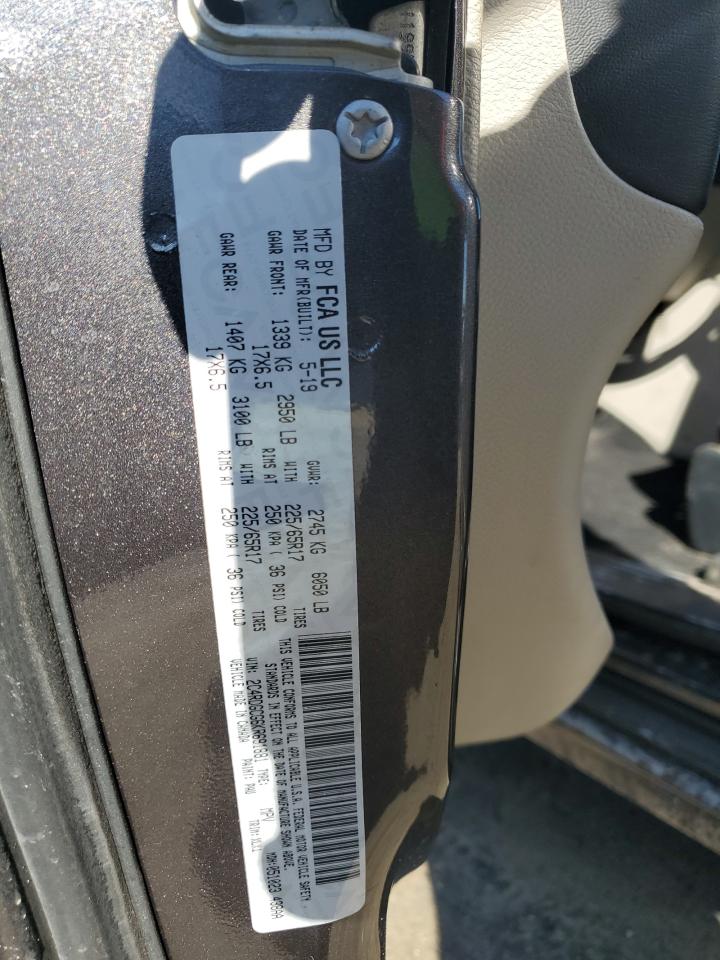 2019 Dodge Grand Caravan Sxt VIN: 2C4RDGCG6KR691881 Lot: 87177015