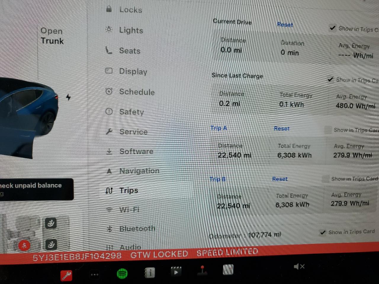 2018 Tesla Model 3 VIN: 5YJ3E1EB8JF104298 Lot: 85389055