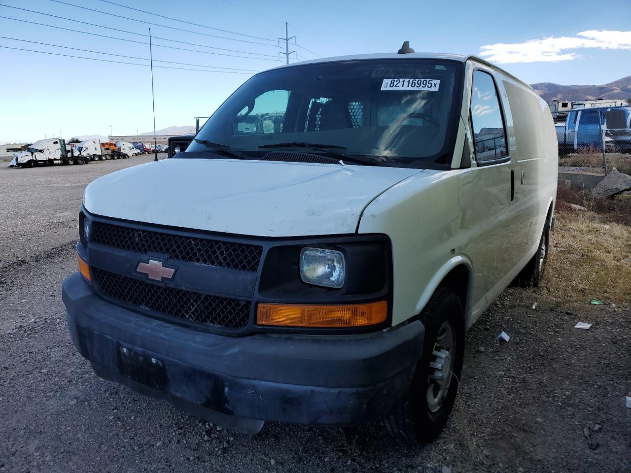 2016 Chevrolet Express G2 white cargo va flexible fuel 1GCWGAFF5G1199347 photo #1