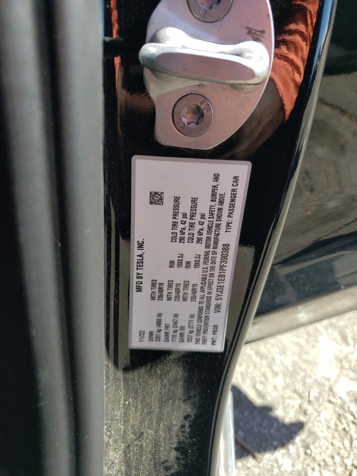 2023 Tesla Model 3 VIN: 5YJ3E1EB1PF390388 Lot: 86601385