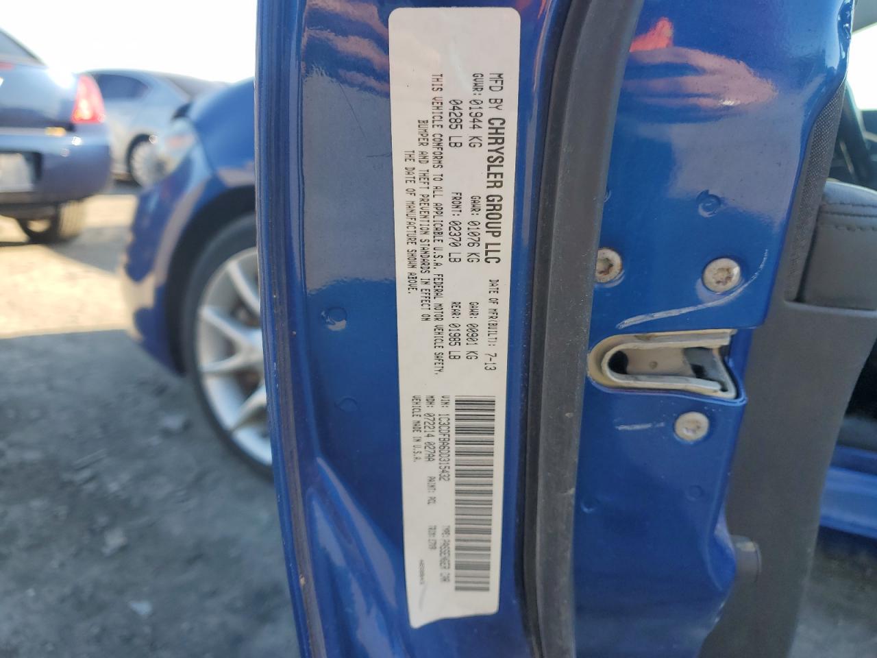 2013 Dodge Dart Sxt VIN: 1C3CDFBA6DD315432 Lot: 85663715