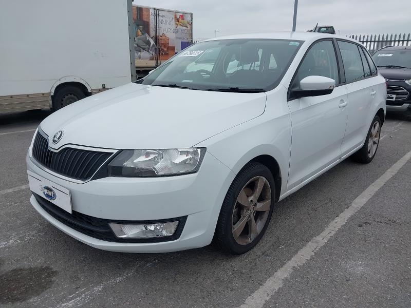 2016 SKODA RAPID SPACEBACK 1.2 TSI 90 SE TECH 5DR DSG for sale at Copart CHESTER