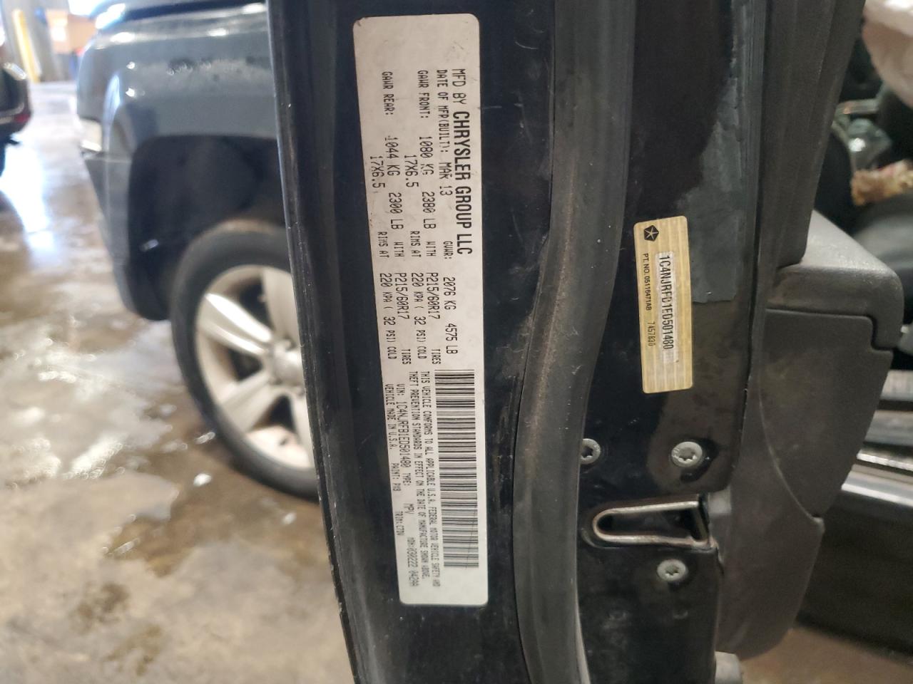 2014 Jeep Patriot Latitude VIN: 1C4NJRFB1ED501480 Lot: 86234485