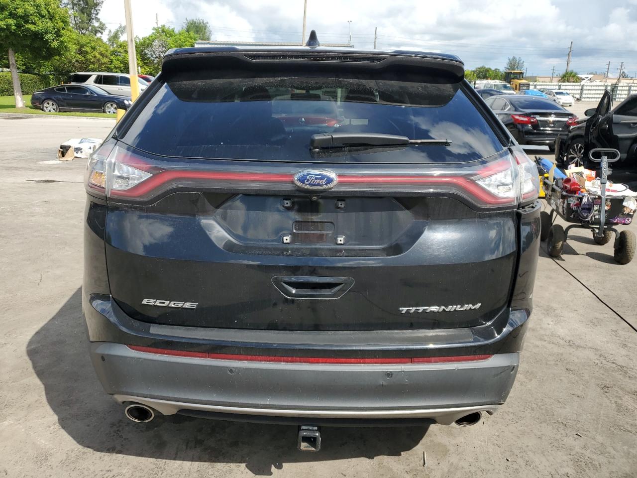 2016 Ford Edge Titanium VIN: 2FMPK3K82GBB42206 Lot: 85191435