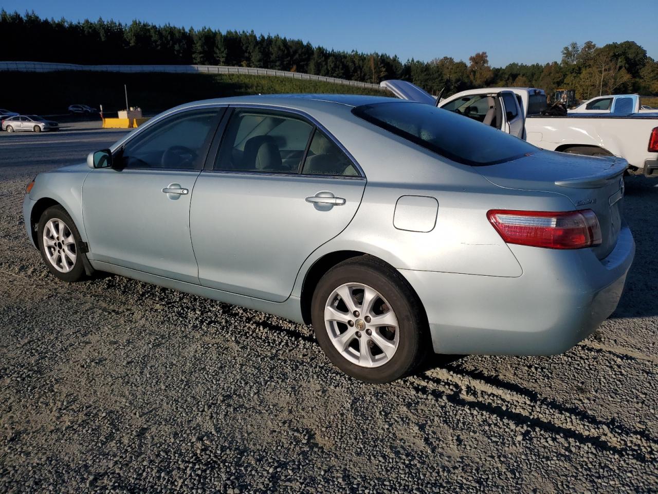 2007 Toyota Camry Ce blue sedan gas 4T1BE46KX7U713738 photo #3