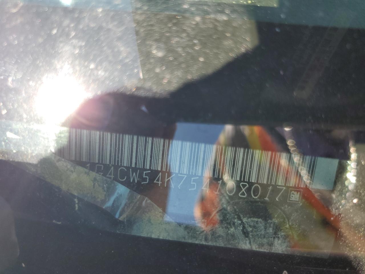 2005 Buick Park Avenue VIN: 1G4CW54K754108017 Lot: 82733405