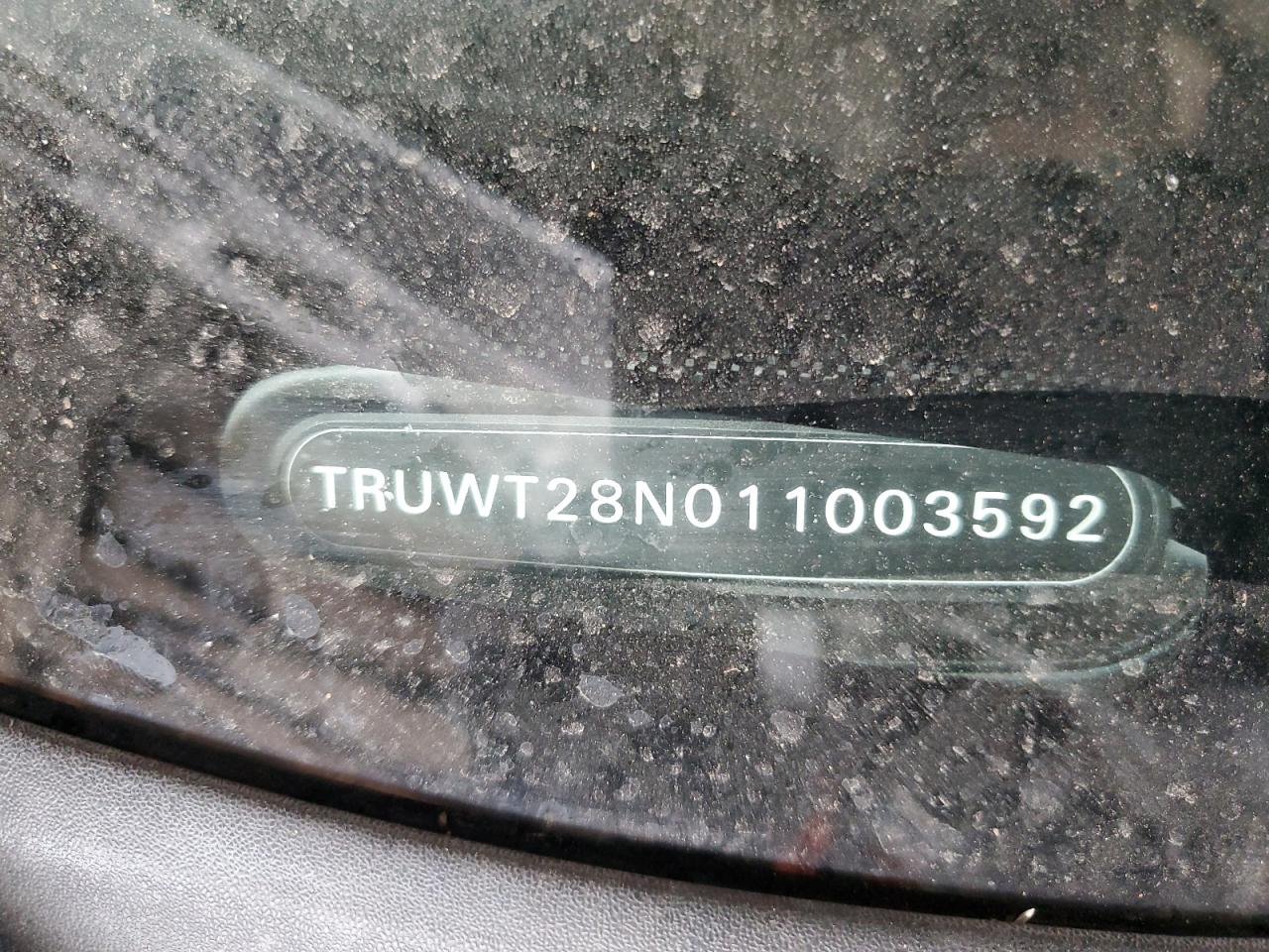 2001 Audi Tt Quattro VIN: TRUWT28N011003592 Lot: 86190455