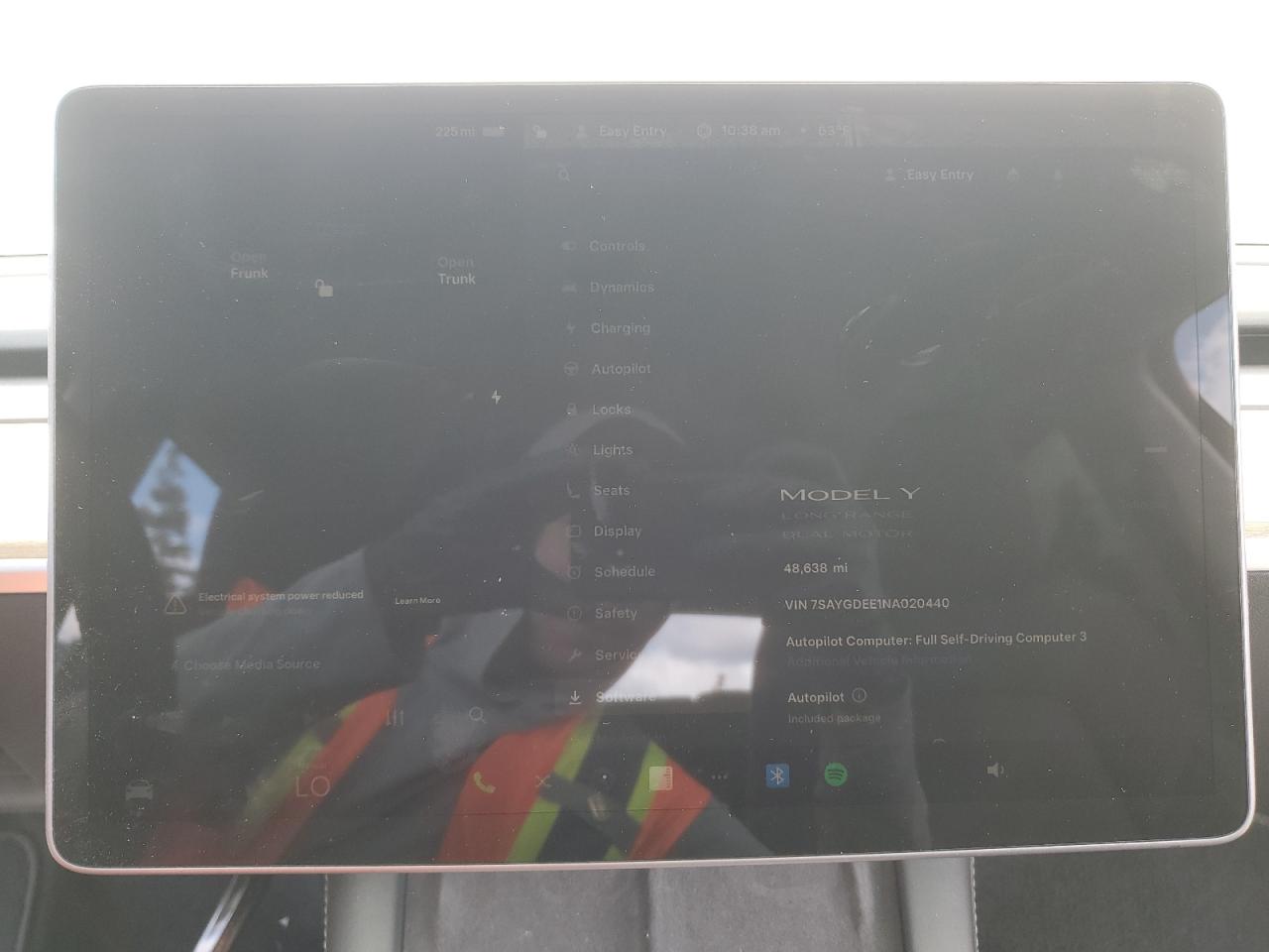 2022 Tesla Model Y VIN: 7SAYGDEE1NA020440 Lot: 86478625