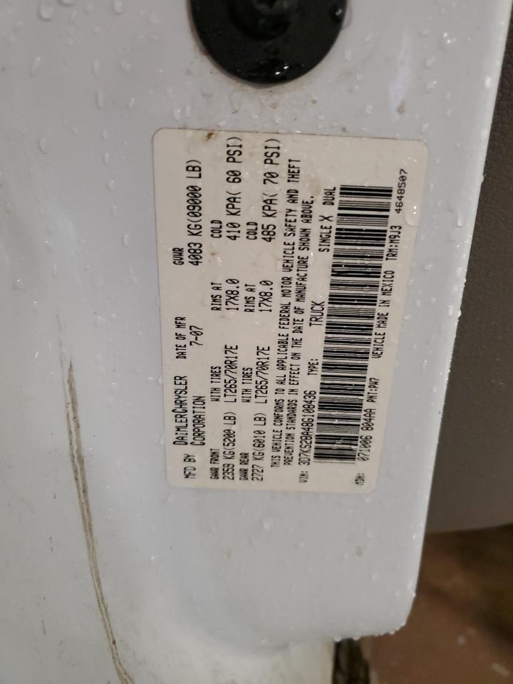 2008 Dodge Ram 2500 St VIN: 3D7KS28A48G108436 Lot: 90399265