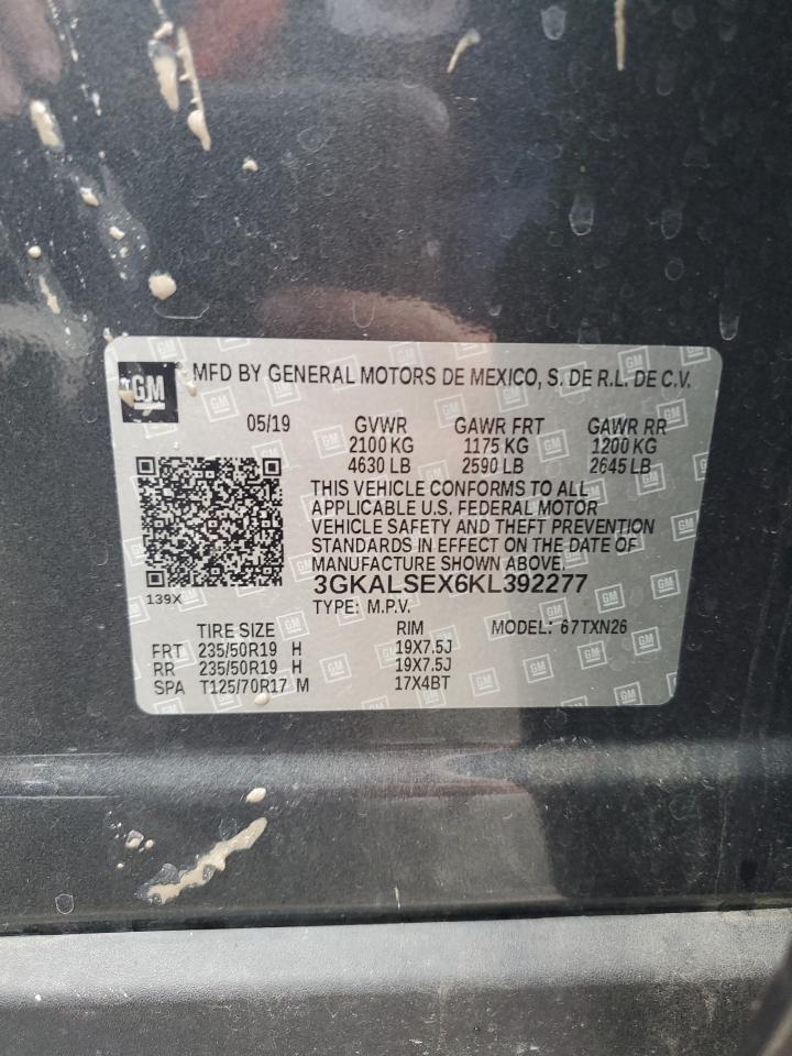 2019 GMC Terrain Denali VIN: 3GKALSEX6KL392277 Lot: 90129895