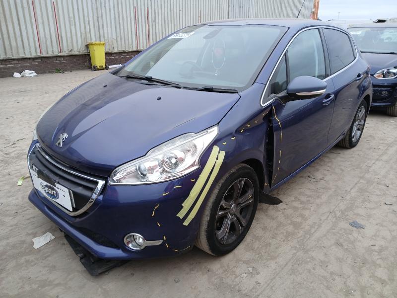 2014 PEUGEOT 208 1.2 VTI ALLURE 5DR for sale at Copart PETERLEE
