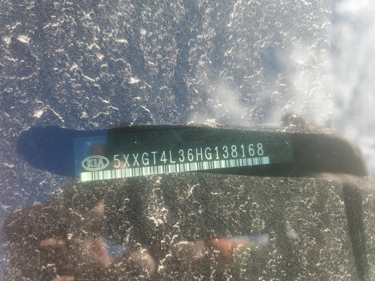 2017 Kia Optima Lx VIN: 5XXGT4L36HG138168 Lot: 85917315