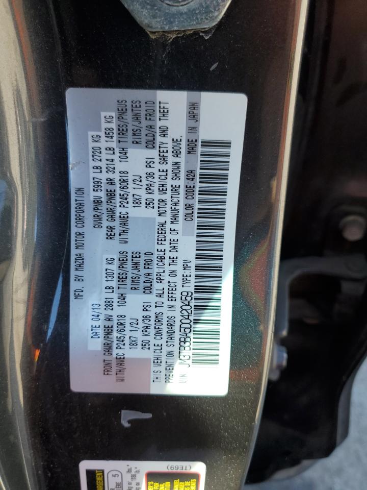 2013 Mazda Cx-9 Sport VIN: JM3TB3BA5D0420459 Lot: 85667645