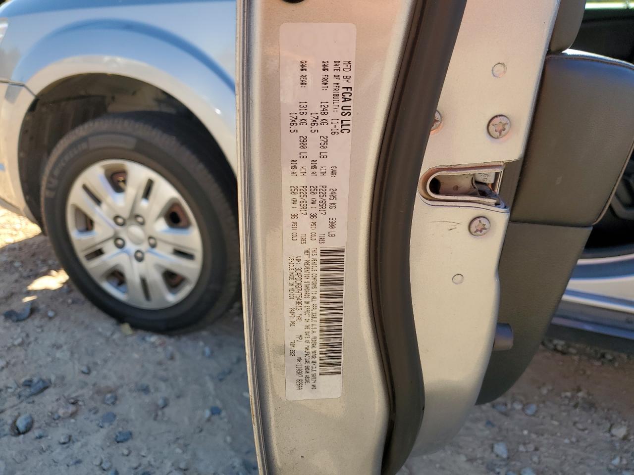 2017 Dodge Journey Se VIN: 3C4PDCAB7HT549813 Lot: 89616025