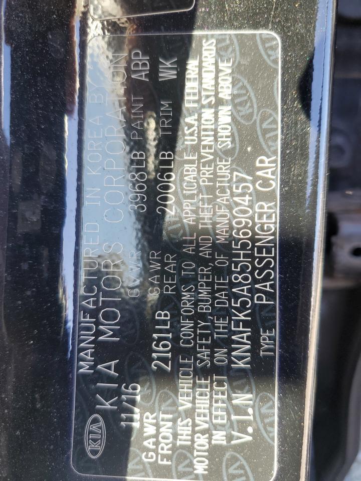 2017 Kia Forte Lx VIN: KNAFK5A85H5690457 Lot: 90640335