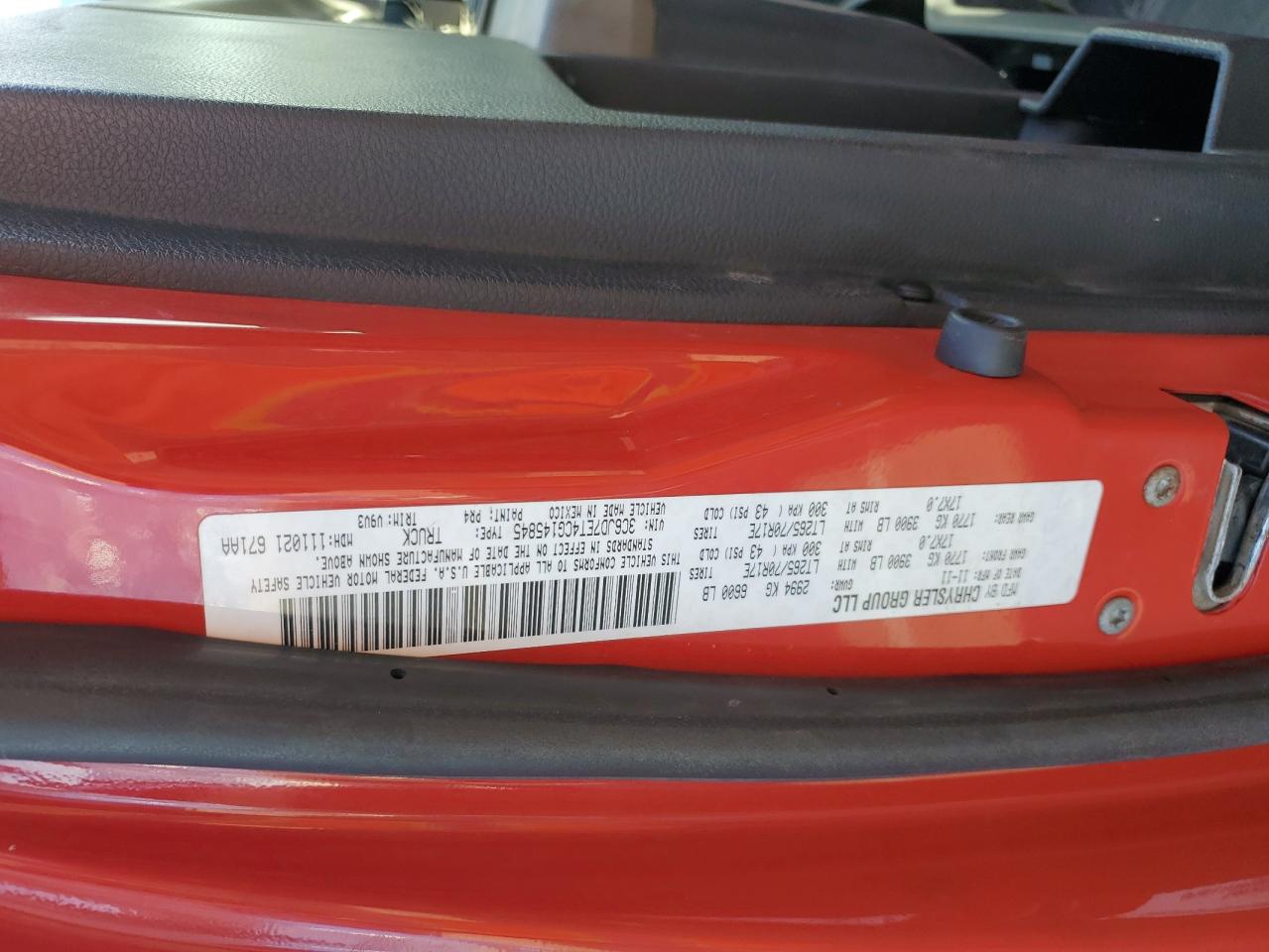 2012 Dodge Ram 1500 Slt VIN: 3C6JD7ET4CG145845 Lot: 86235965