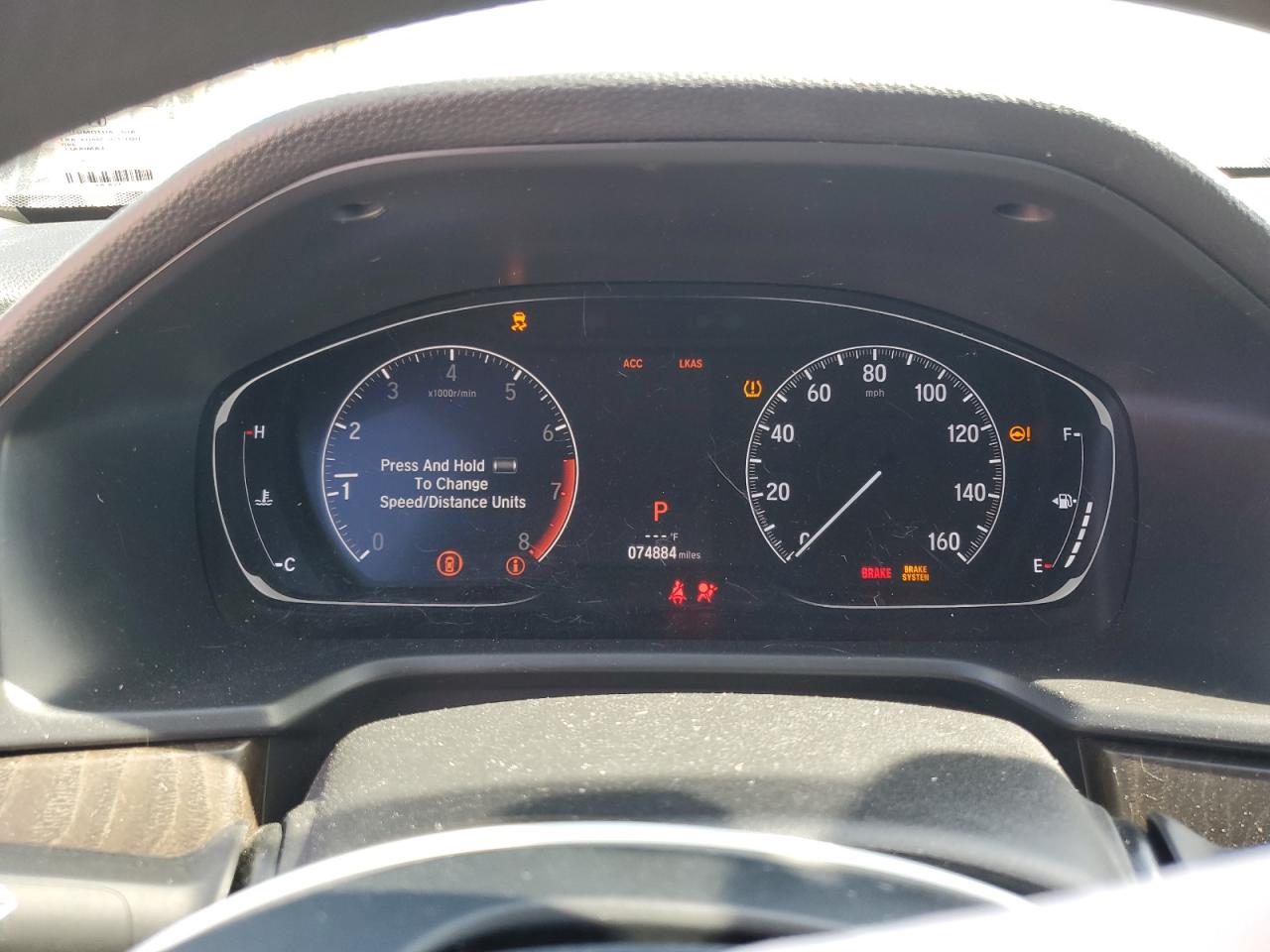 2019 Honda Accord Ex VIN: 1HGCV1F49KA036508 Lot: 84857715