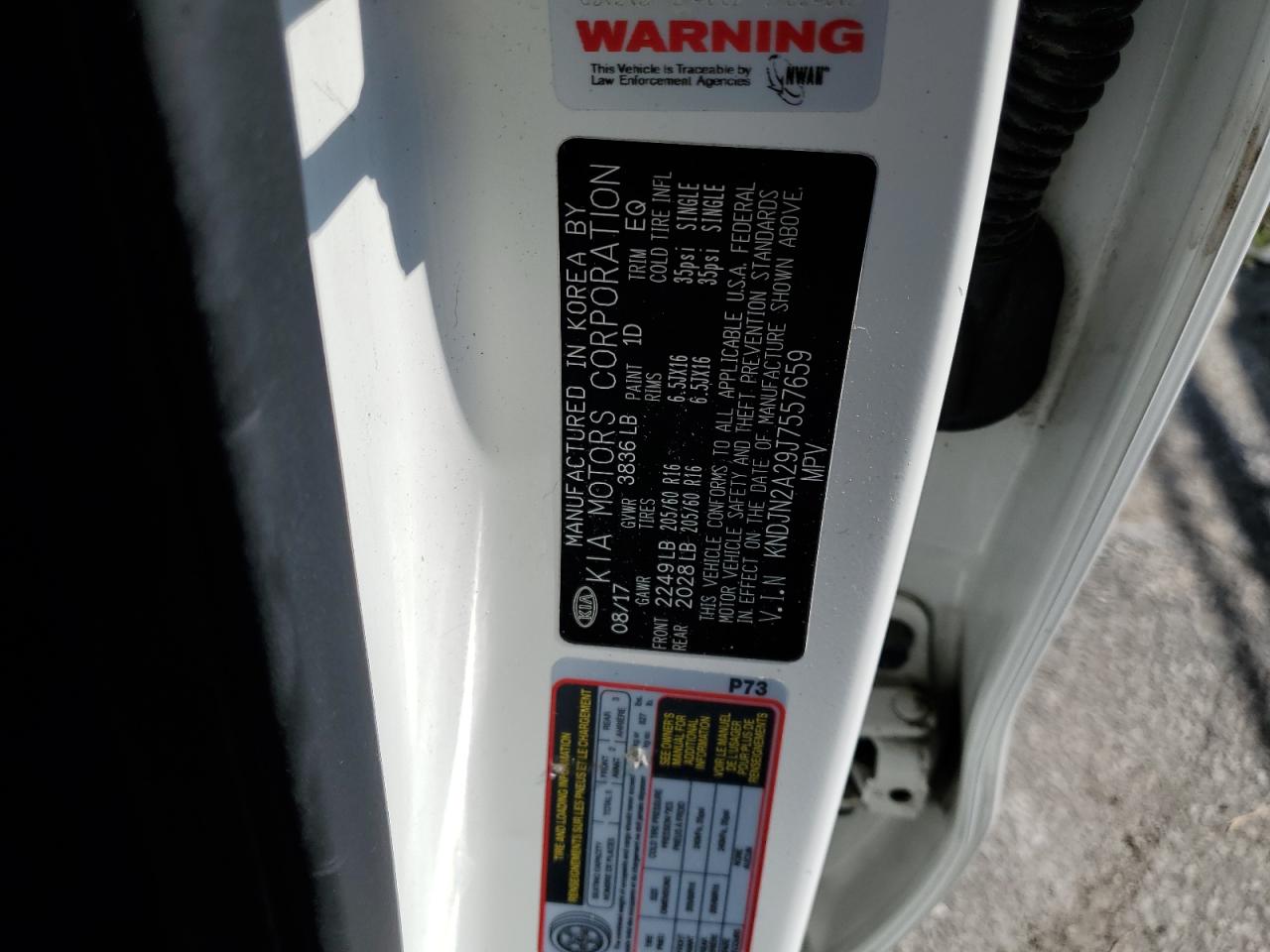 2018 Kia Soul VIN: KNDJN2A29J7557659 Lot: 81948365