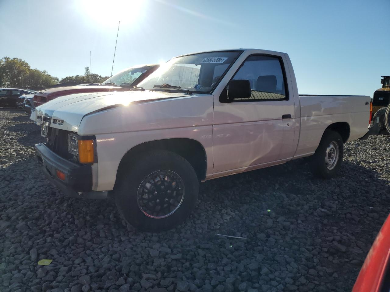 1986 NISSAN D21 WHITE VIN: JN6ND11S7GW044243