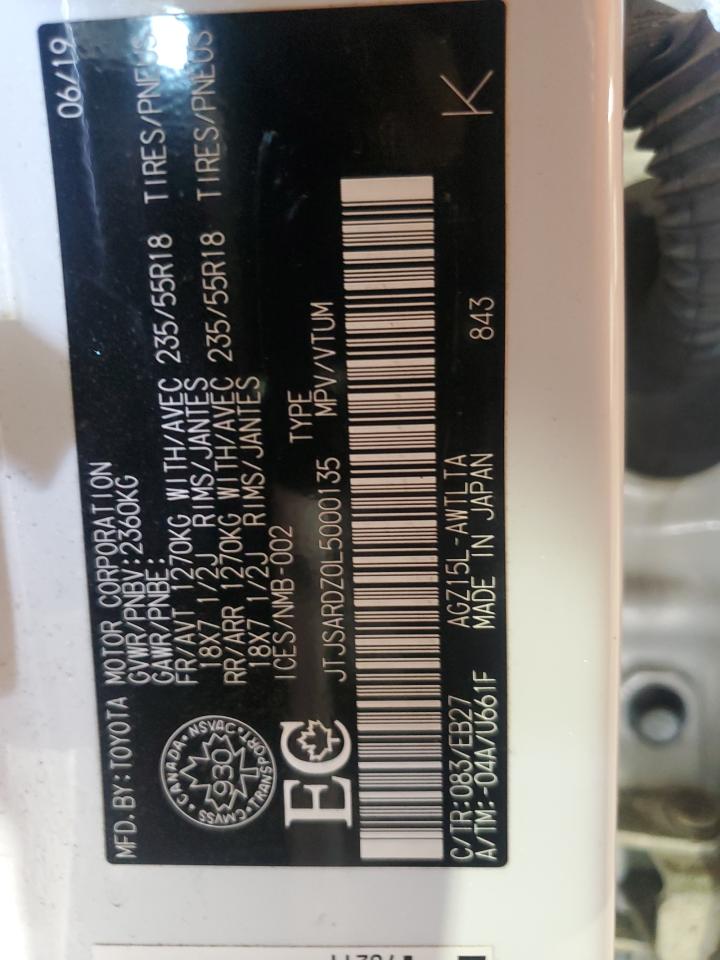 2020 Lexus Nx 300 F Sport VIN: JTJSARDZ0L5000135 Lot: 85171805