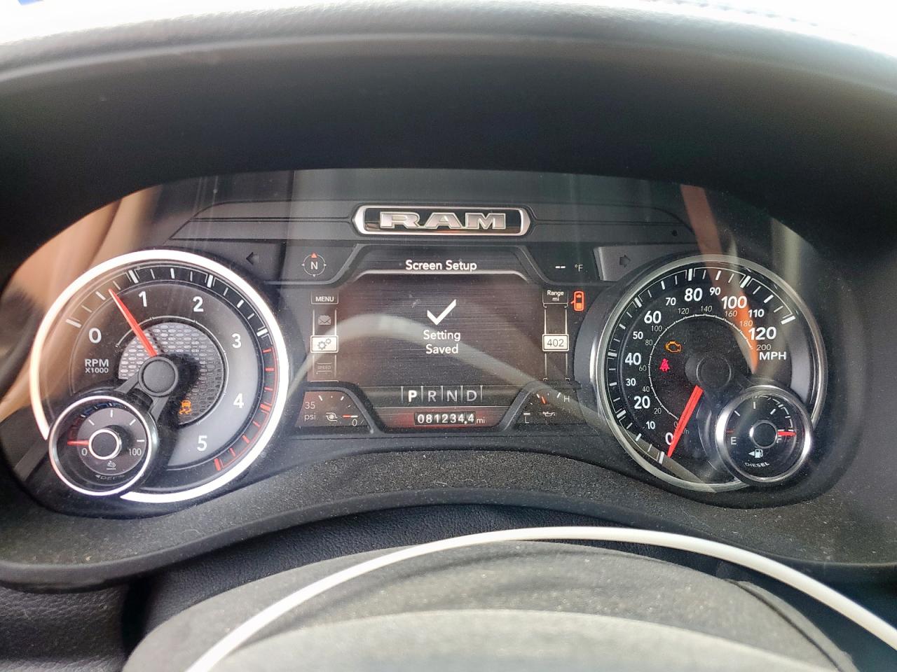 2019 Ram 2500 Laramie VIN: 3C6UR5NL4KG652889 Lot: 82313645