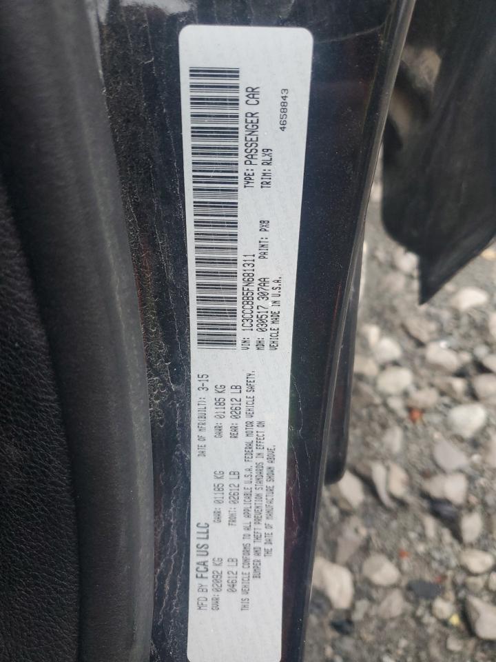 2015 Chrysler 200 S VIN: 1C3CCCBB5FN681311 Lot: 89905465