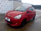 2014 MITSUBISHI MIRAGE 2 1.2 2 5DR for sale at Copart WHITBURN