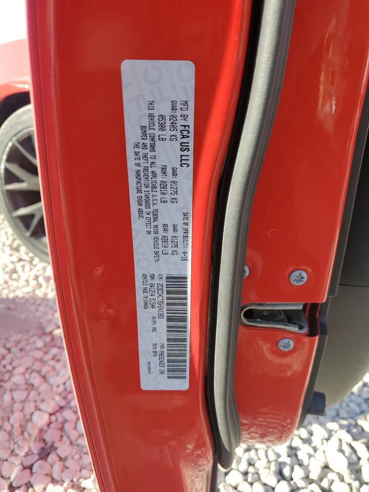 2016 Dodge Charger R/T VIN: 2C3CDXCT3GH241383 Lot: 86530545