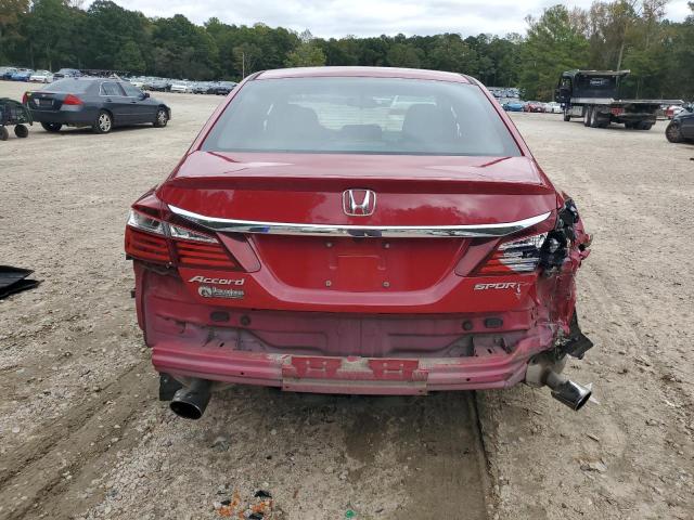  HONDA ACCORD 2016 Красный