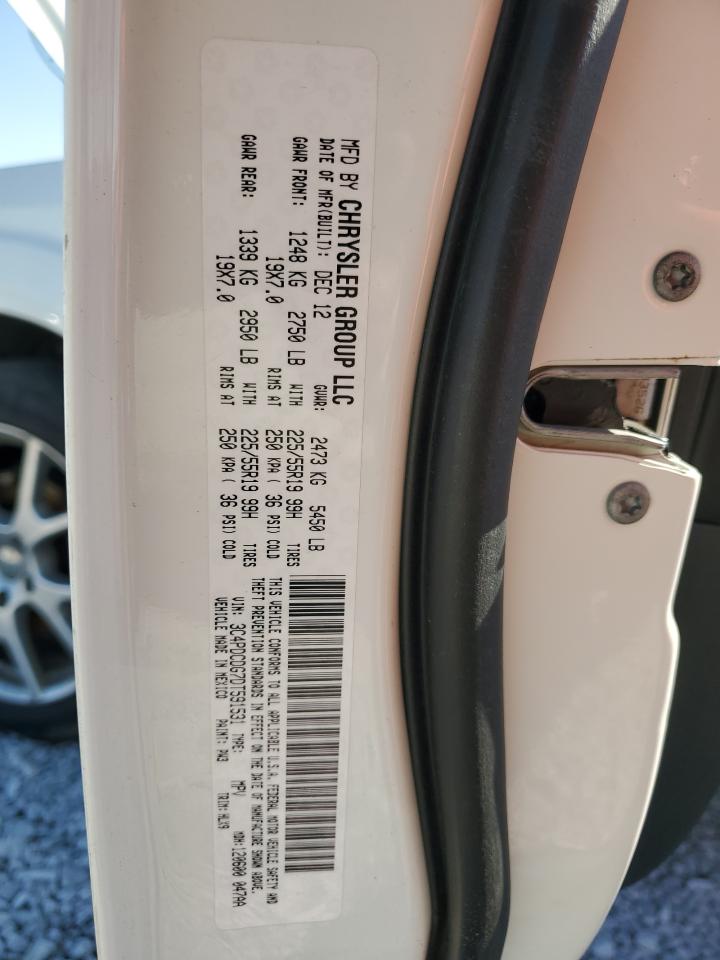 2013 Dodge Journey Crew VIN: 3C4PDCDG7DT591531 Lot: 81746445