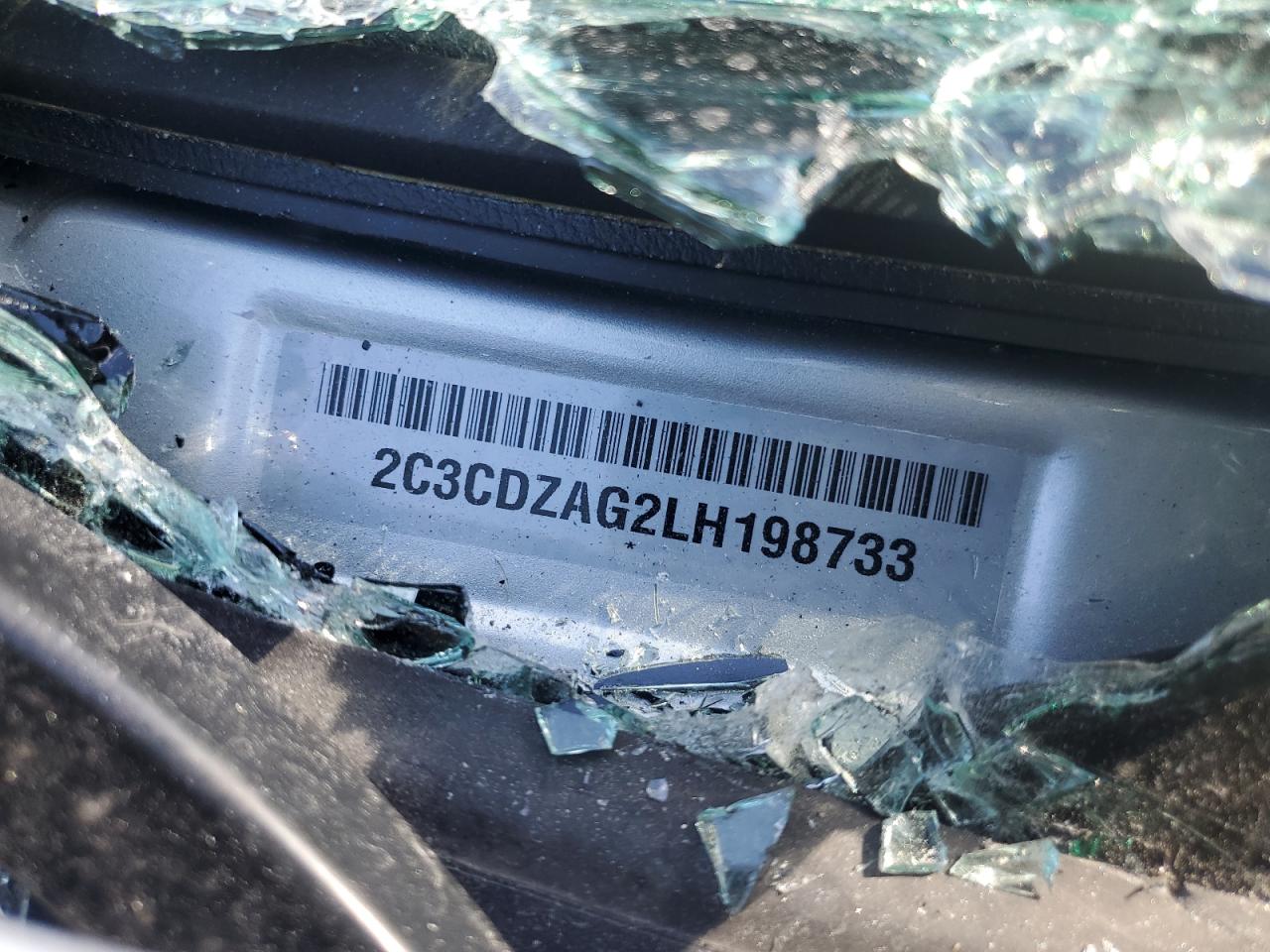 2020 Dodge Challenger Sxt VIN: 2C3CDZAG2LH198733 Lot: 89450575