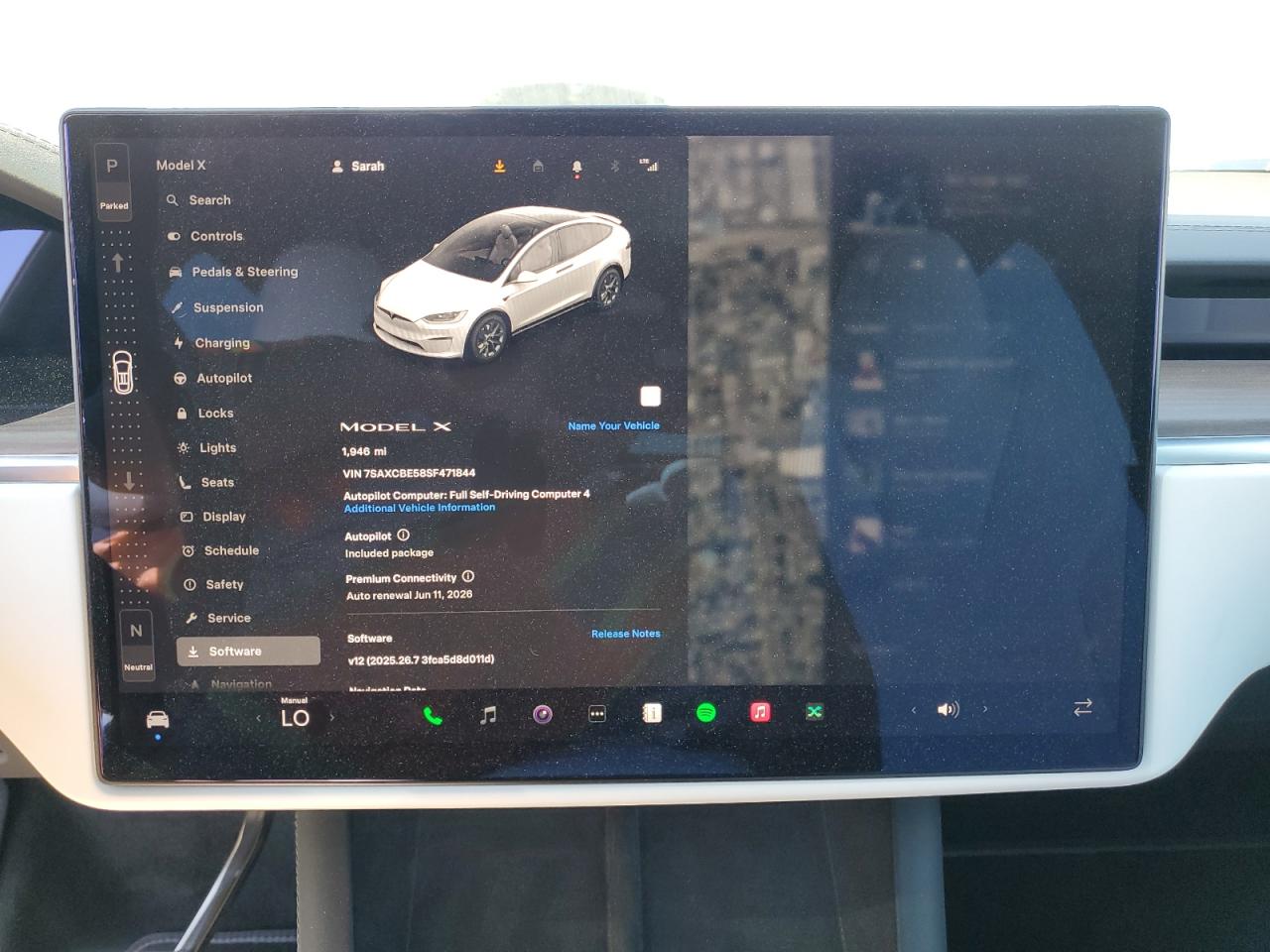 2025 Tesla Model X VIN: 7SAXCBE58SF471844 Lot: 85903035