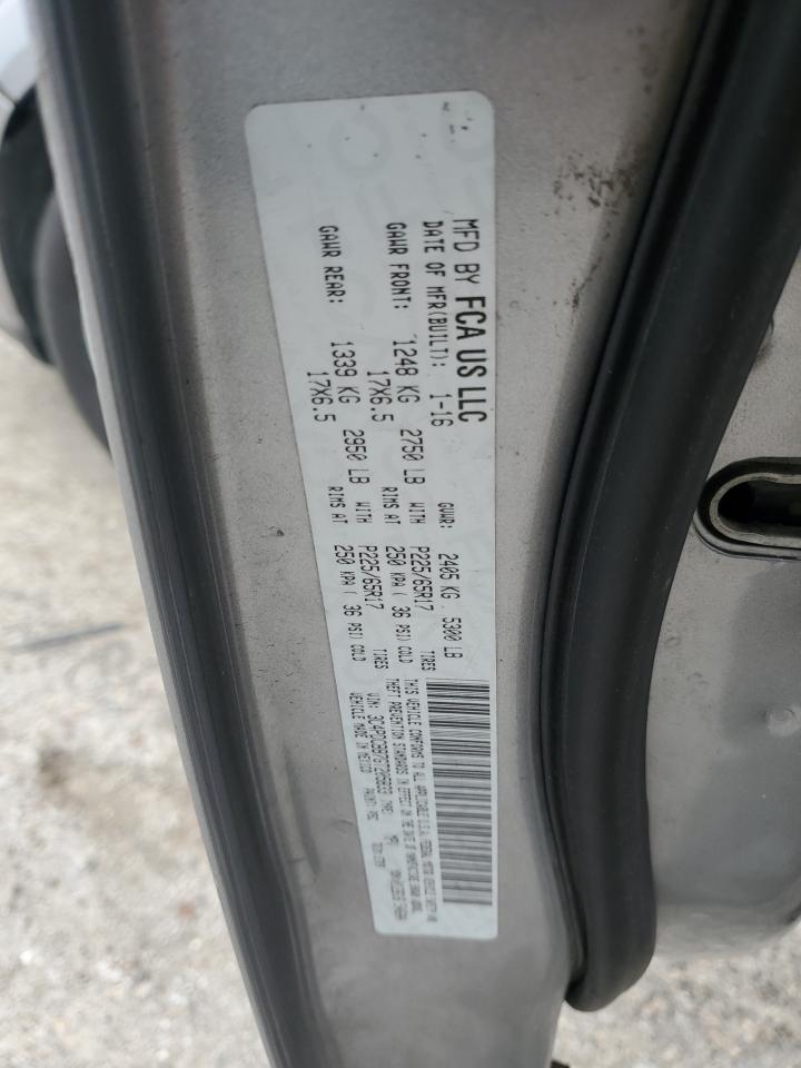 2016 Dodge Journey Sxt VIN: 3C4PDCBB7GT205833 Lot: 85961915