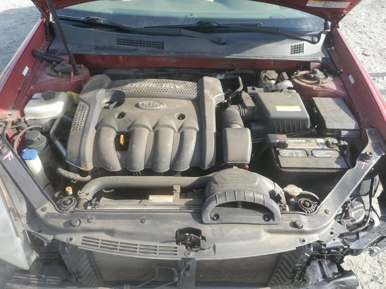 2008 Kia Optima Lx VIN: KNAGE123985225039 Lot: 82283055