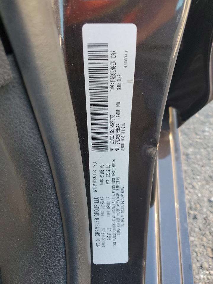 2015 Chrysler 200 C VIN: 1C3CCCCG5FN524372 Lot: 86430755