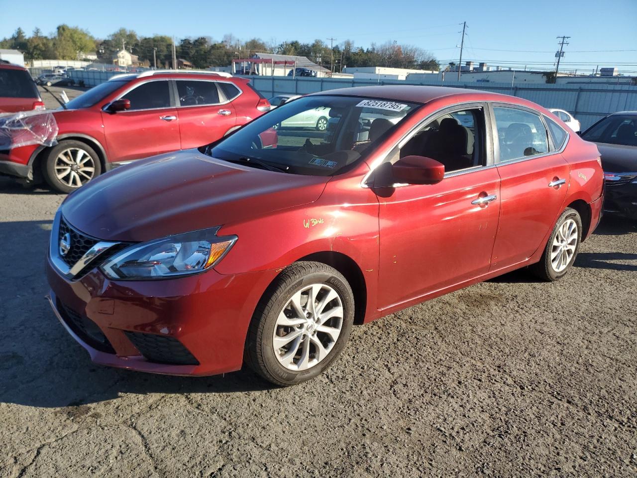 NISSAN SENTRA 2018. Lot# 82518795. VIN 3N1AB7AP4JY338854. Photo 1