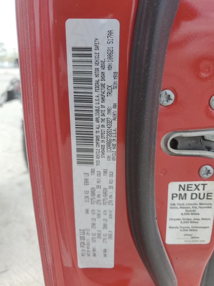 2016 Ram 1500 Slt VIN: 1C6RR6GT2GS143327 Lot: 86692265