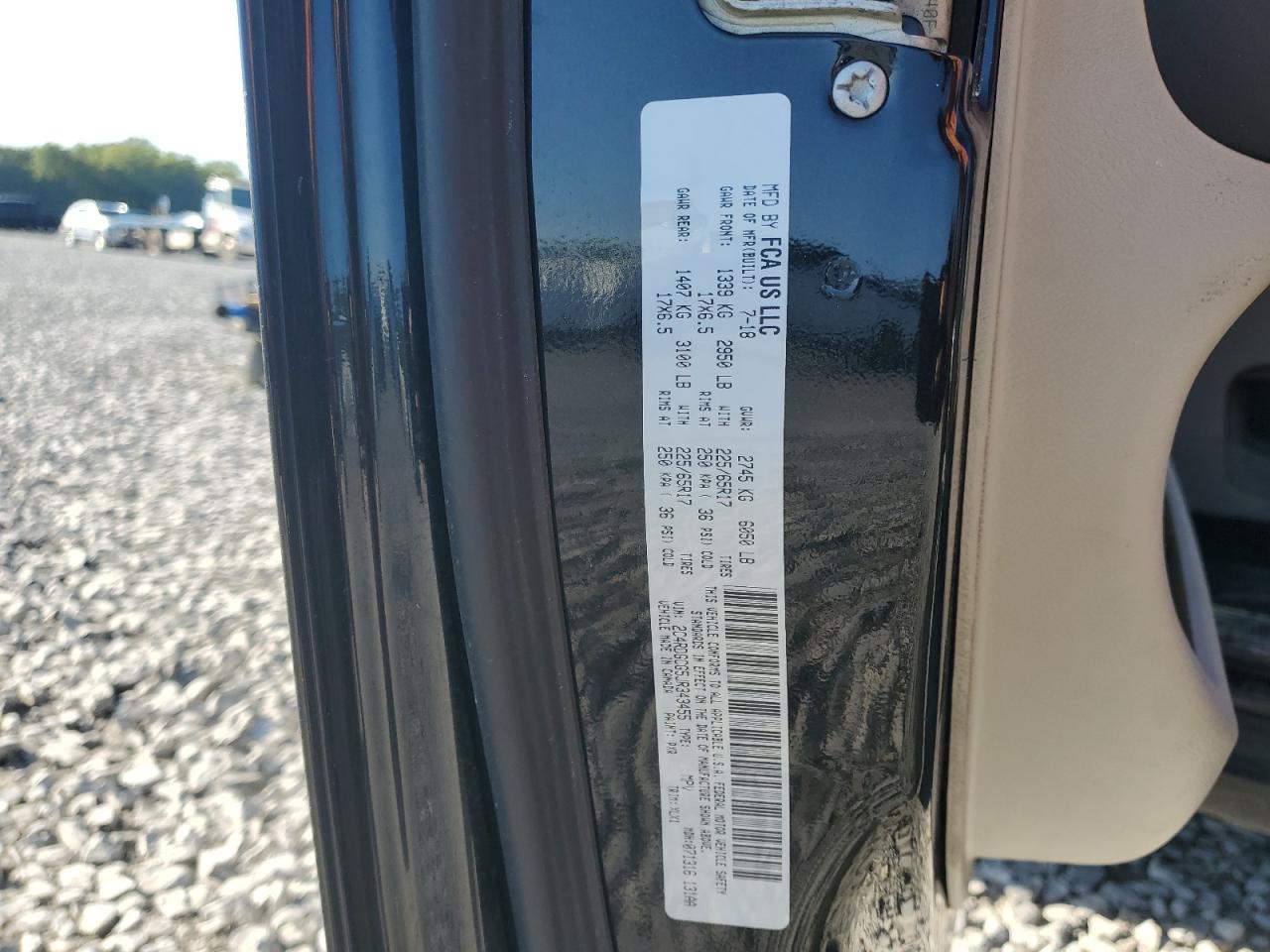 2018 Dodge Grand Caravan Sxt VIN: 2C4RDGCG5JR343455 Lot: 82384665