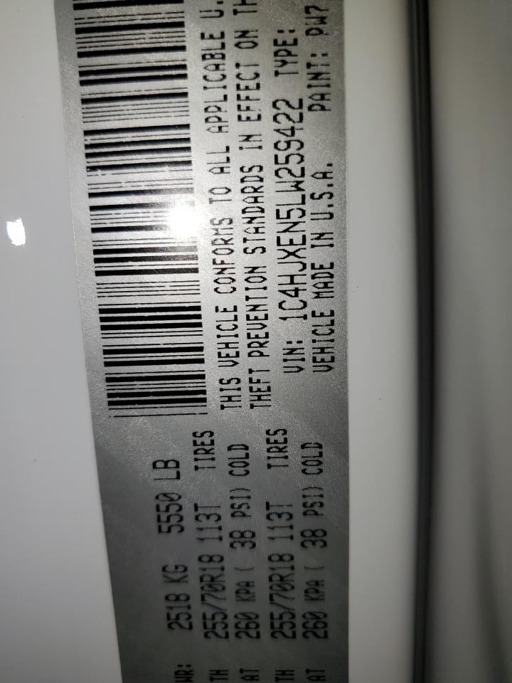 2020 Jeep Wrangler Unlimited Sahara VIN: 1C4HJXEN5LW259422 Lot: 86723785