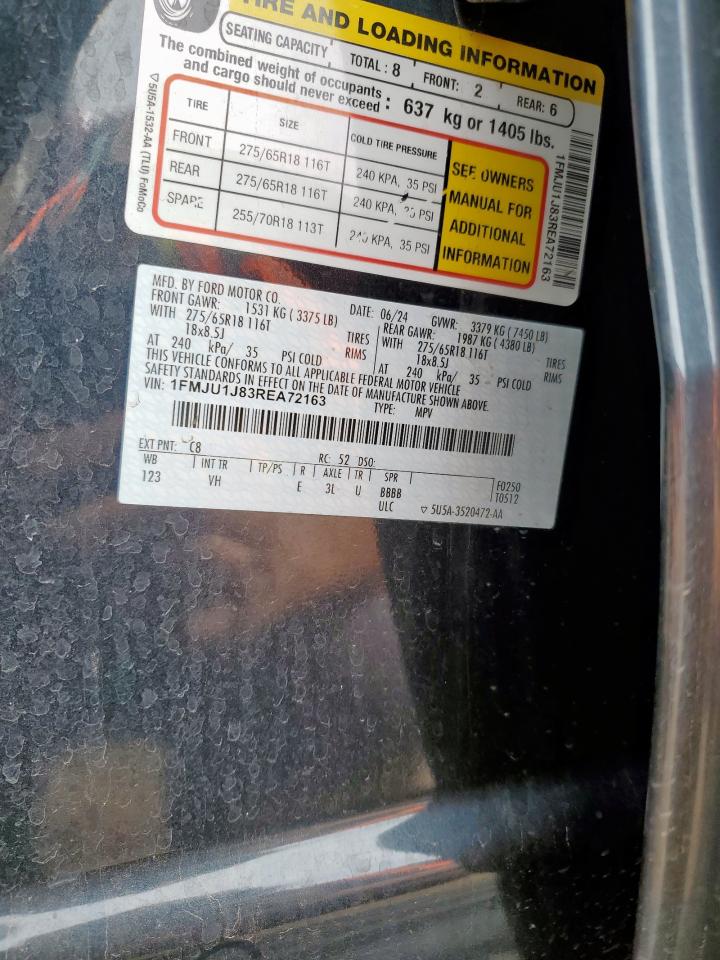 2024 Ford Expedition Xlt VIN: 1FMJU1J83REA72163 Lot: 85383575