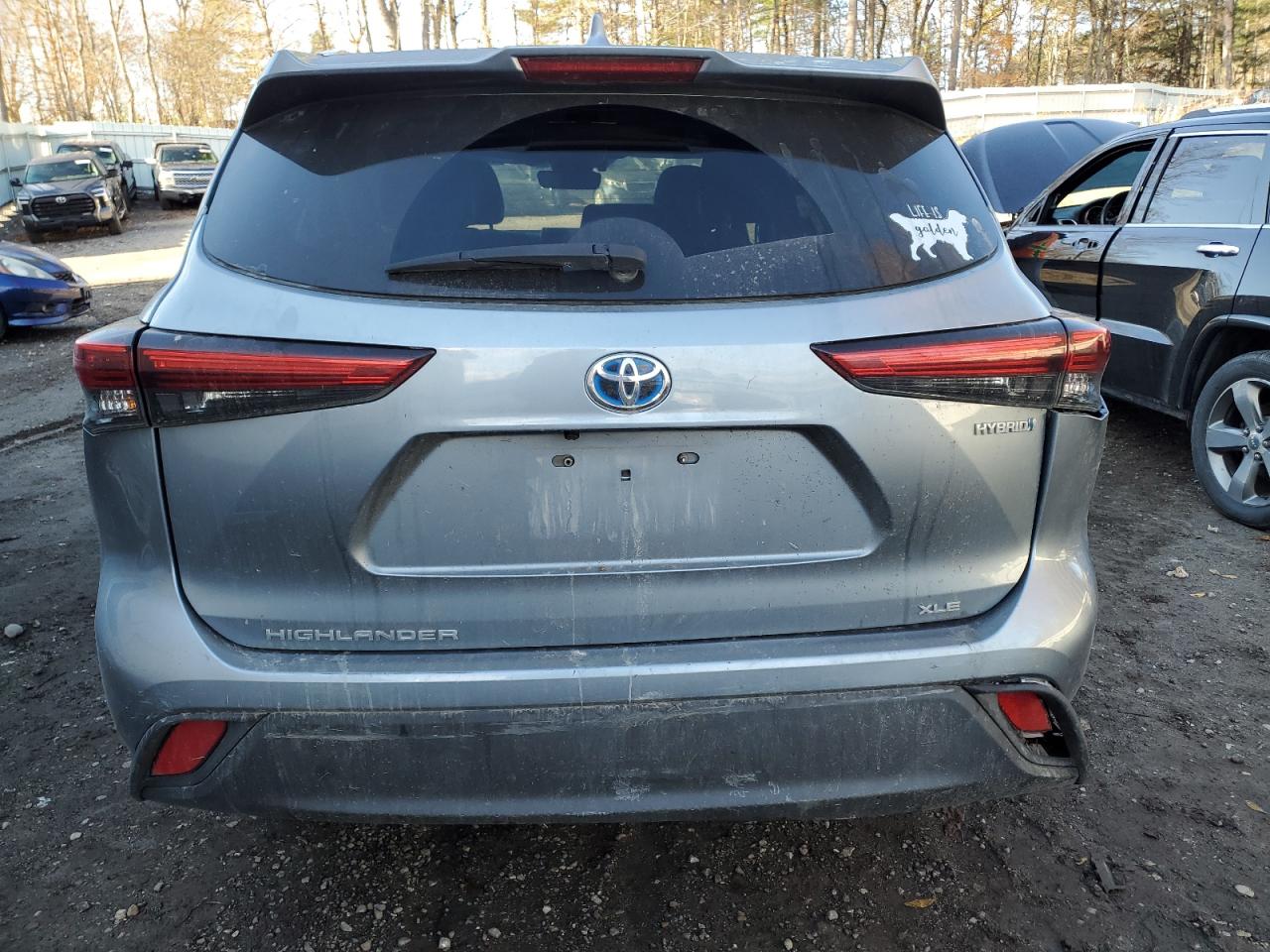 2021 Toyota Highlander Hybrid Xle VIN: 5TDGBRCH3MS065944 Lot: 89839345
