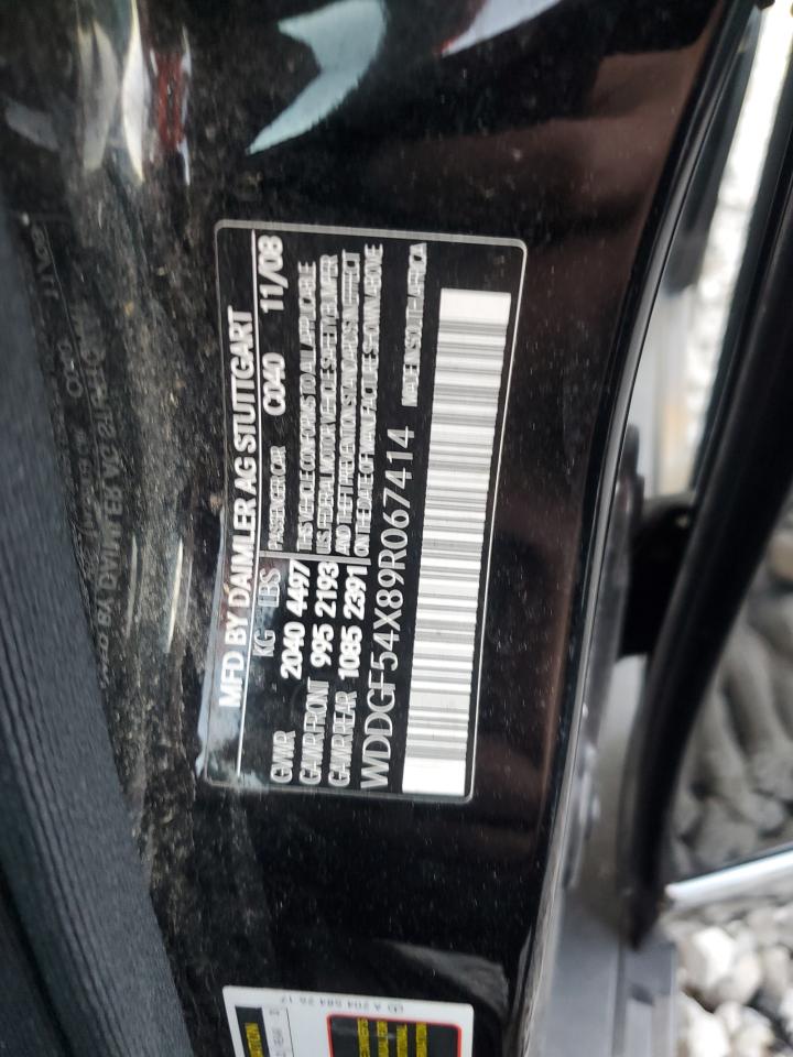 2009 Mercedes-Benz C 300 VIN: WDDGF54X89R067414 Lot: 86787555