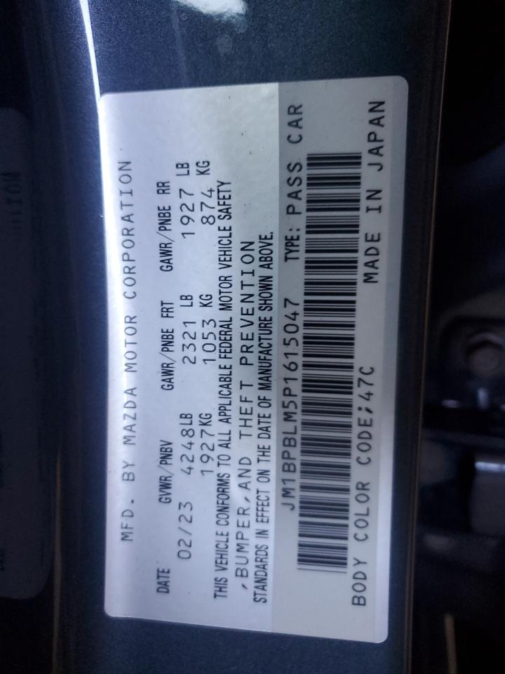 2023 Mazda 3 Preferred VIN: JM1BPBLM5P1615047 Lot: 87259105