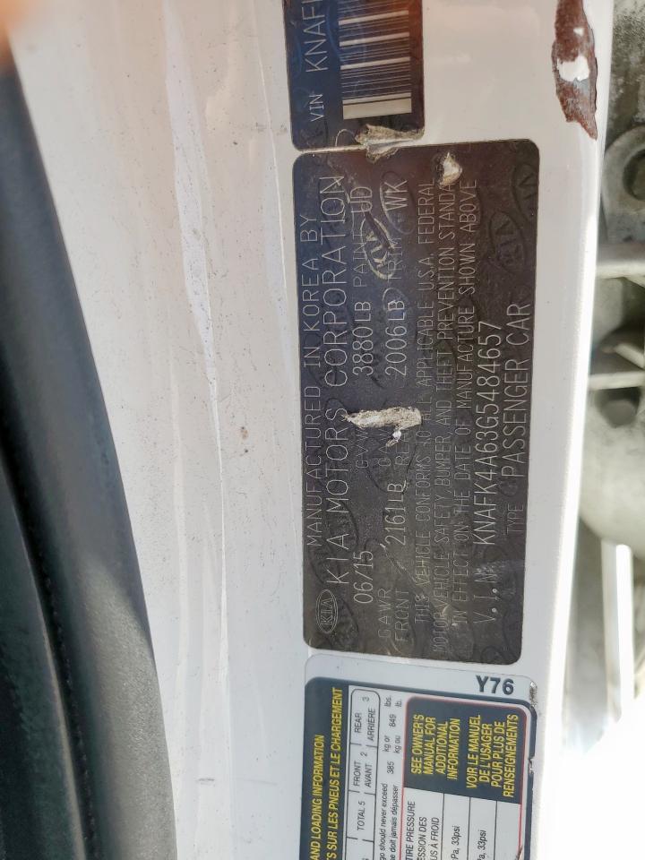 2016 Kia Forte Lx VIN: KNAFK4A63G5484657 Lot: 90456635