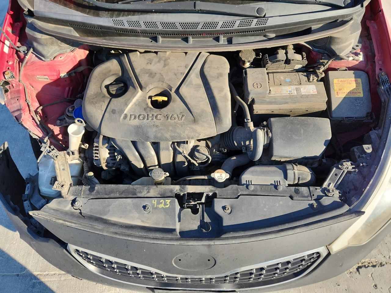 2016 Kia Forte Lx VIN: KNAFK4A60G5576700 Lot: 87073255