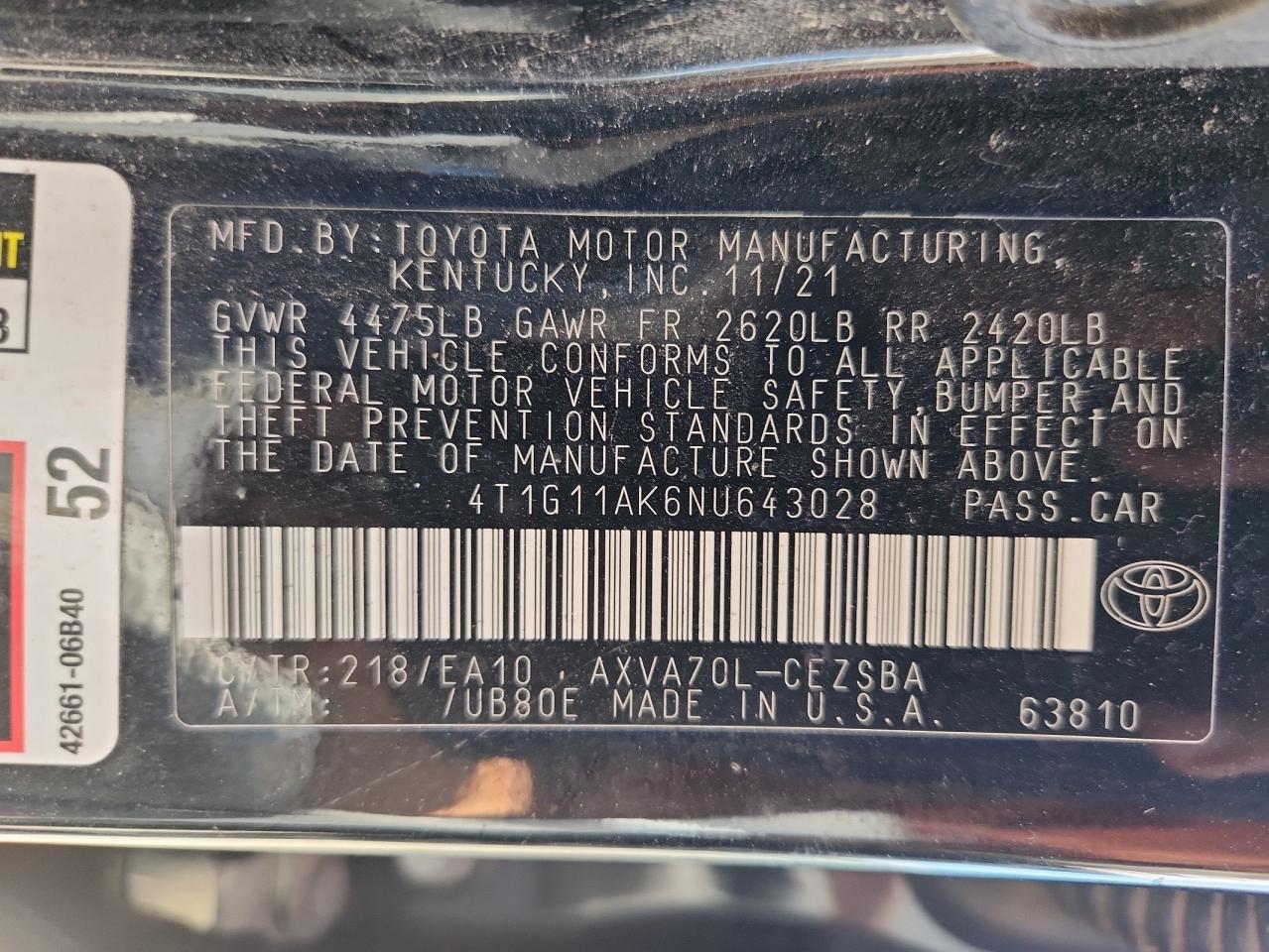 2015 Toyota Corolla L VIN: 5YFBURHE1FP265204 Lot: 81982805