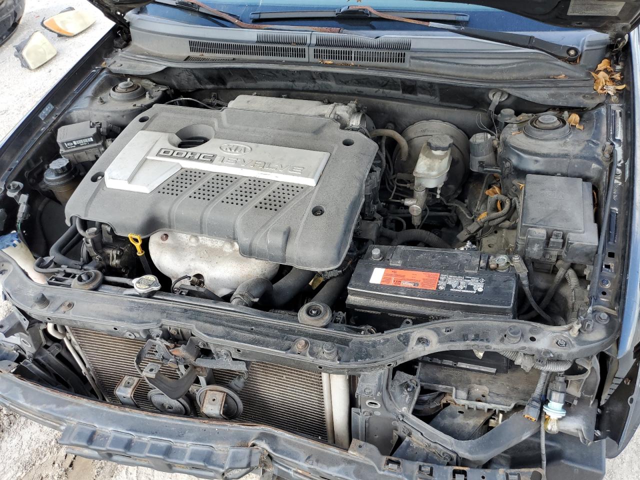 2005 Kia Spectra Lx VIN: KNAFE121655201786 Lot: 84804145