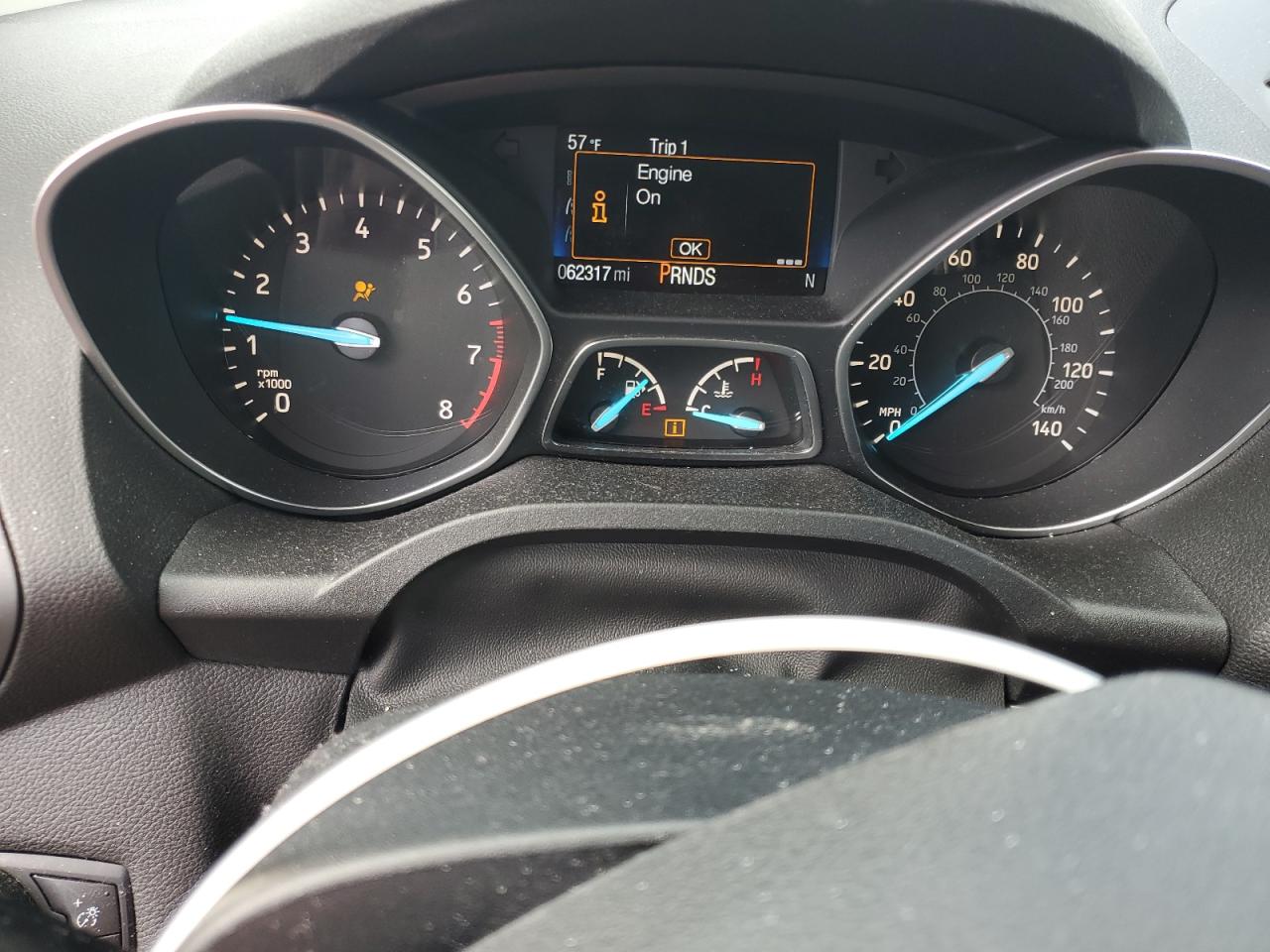 2017 Ford Escape S VIN: 1FMCU0F75HUE68635 Lot: 82727265