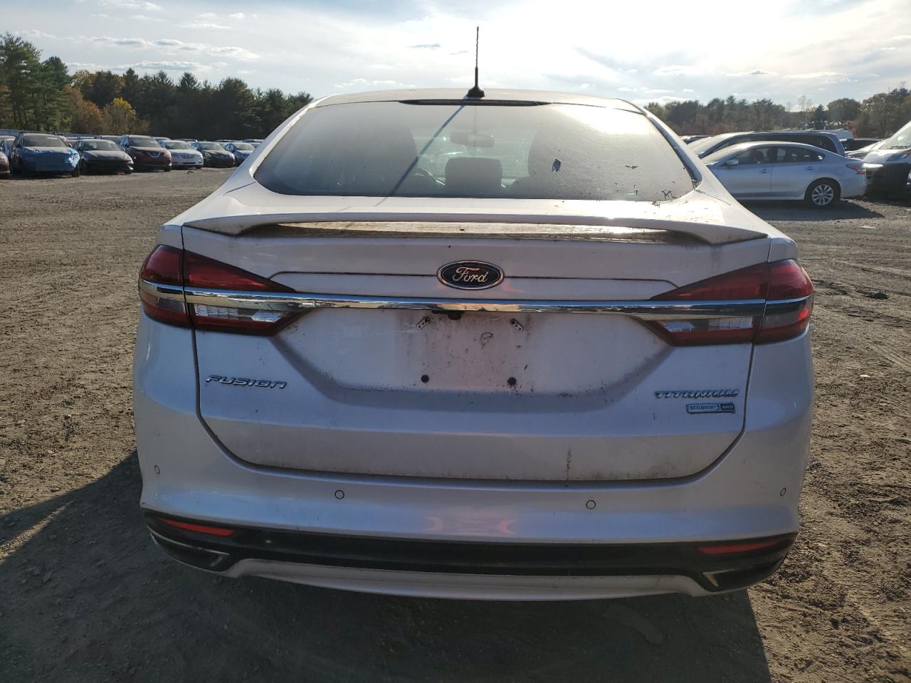 2018 Ford Fusion Titanium/Platinum VIN: 3FA6P0D97JR154761 Lot: 89707875